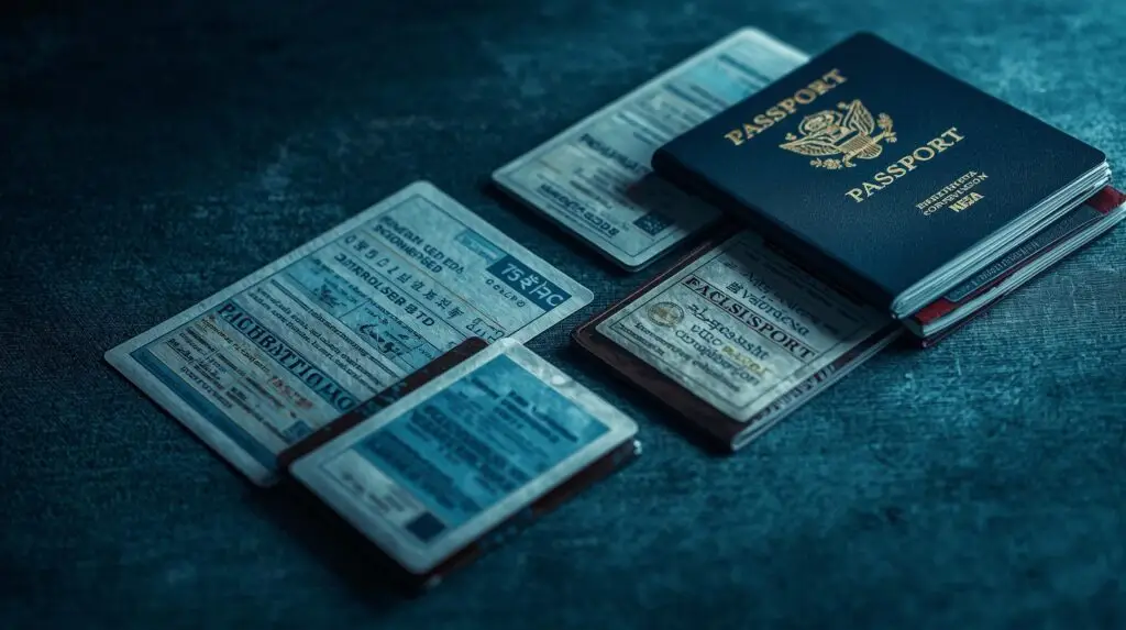 Passaports i documents / Pasaportes y documentos